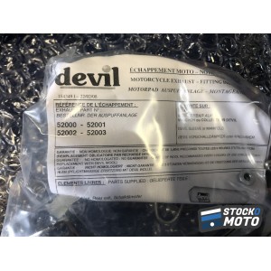 Silencieux échappement DEVIL RACING SIX DAYS INOX 450 52004