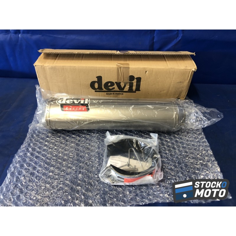 Silencieux échappement DEVIL RACING SIX DAYS INOX 450 52004