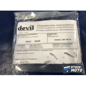 Collecteur DEVIL 60360 Honda CRF 450 2008 DEVIL RACING