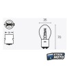 Ampoule TECNIUM B35 12V 35/35W