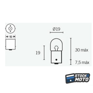 Ampoule TECNIUM R5 12V 5W