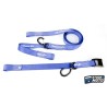 Sangles de guidon BLUE FORCE (x2) avec Crochets Sécurité - 32 x 250 mm - 500Kg