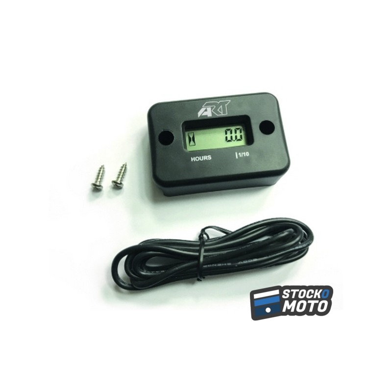 Compteur d'heure ART filaire noir
