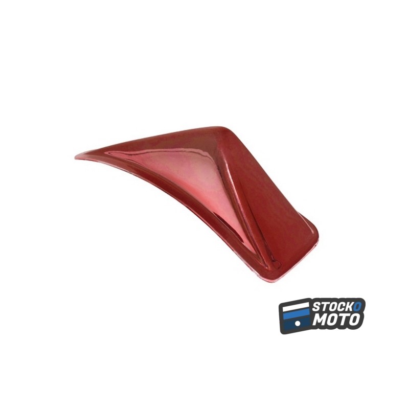 AILERON DE CASQUE ADHESIF ANODISE ROUGE 3700948100455