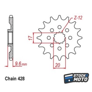 Pignon JT SPROCKETS acier...