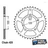Couronne B1 acier standard - 420 Aprilia 50 RX