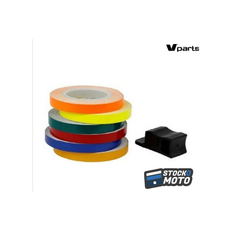 Liseré de jantes V PARTS 6m x 7mm doré