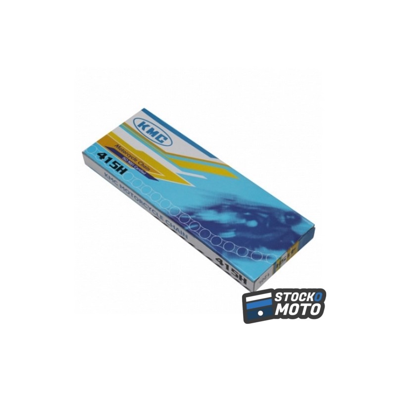 CHAINE CYCLO 415 KMC 415H RENFORCE NOIR 120 MAILLONS
