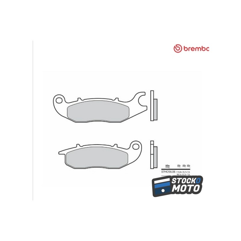Plaquettes de frein BREMBO route carbone céramique