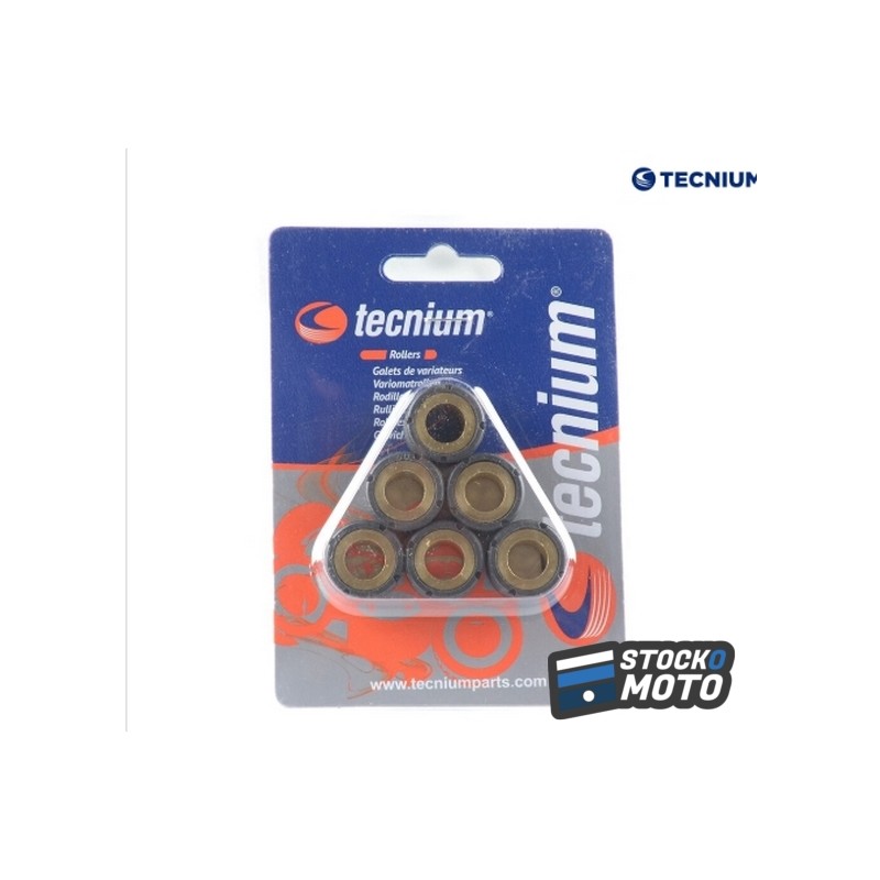 Jeu de galets TECNIUM 16x13mm 7,5gr - 6 pièces