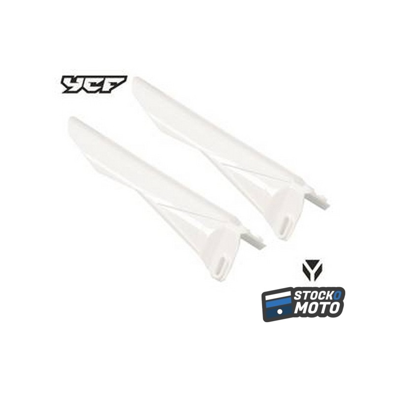 PROTECTIONS DE FOURCHE 735 mm (X2) BLANC