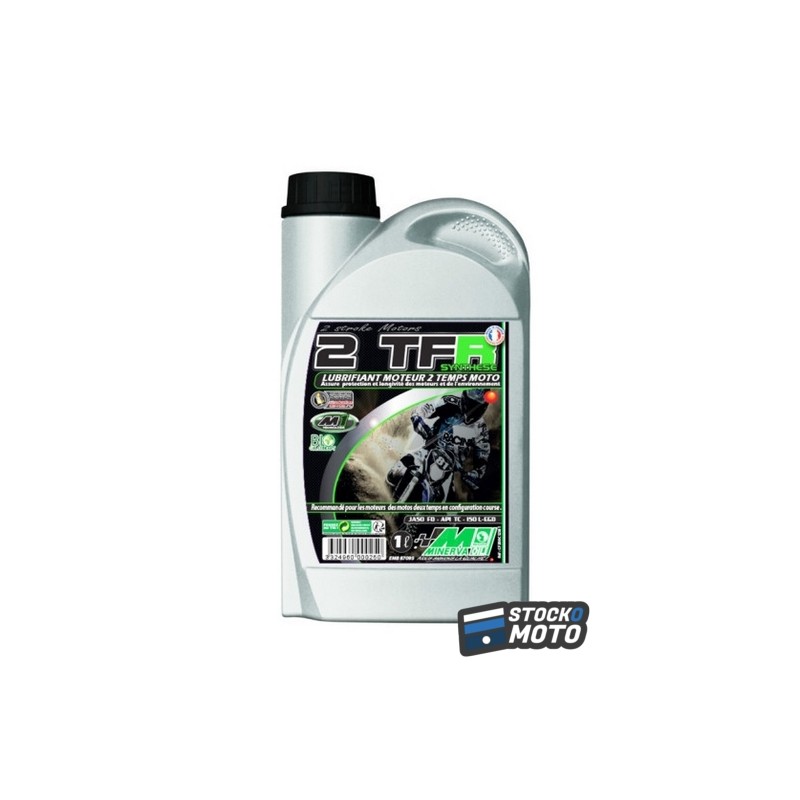 Huile moteur MINERVA 2T FR Bio 1 Litre