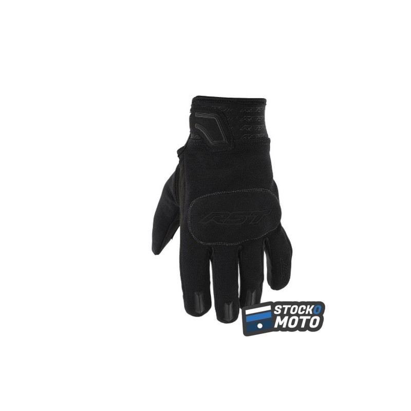 Gants RST Rider CE textile - noir mat