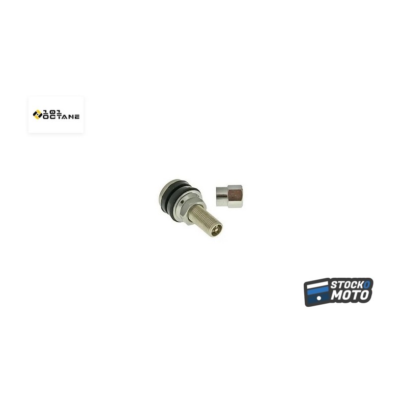Valve droite courte en métal pour pneu tubeless