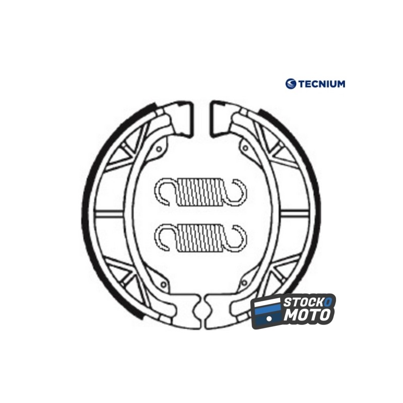 Mâchoires de frein TECNIUM Scooter/Street/Quad organique - BA012