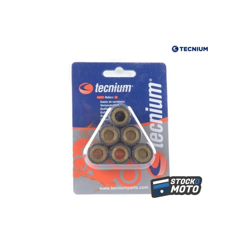 Jeu de galets TECNIUM 16x13mm 5,5gr - 6 pièces