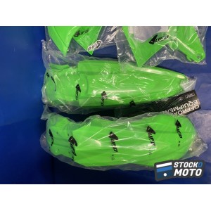 Kit plastique UFO vert fluo Kawasaki KX250F