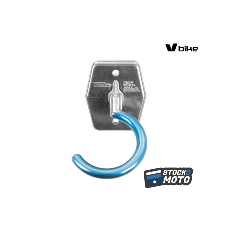 Crochet de rangement mural V BIKE aluminium