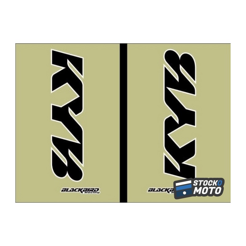 Déco de fourche BLACKBIRD Kayaba translucide noir