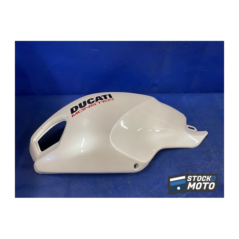 Flanc gauche Ducati Monster blanc 696 monster 2012 480326018
 