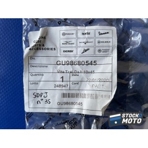 Joint Aprilia GU98680545 vite t cei Da M10x45 