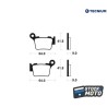 Plaquettes de frein TECNIUM Racing MX/Quad métal fritté - MOR291