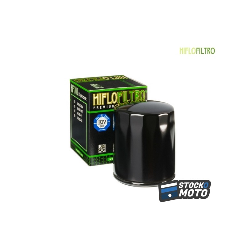 Filtre à huile HF170B HIFLOFILTRO Noir brillant