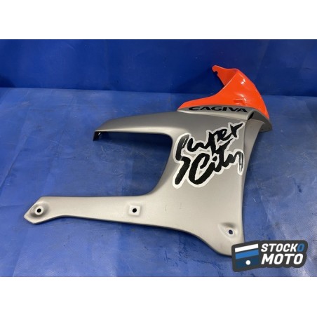 Flanc de carénage droit CAGIVA 125 supercity
ref: 8A00-69639
 