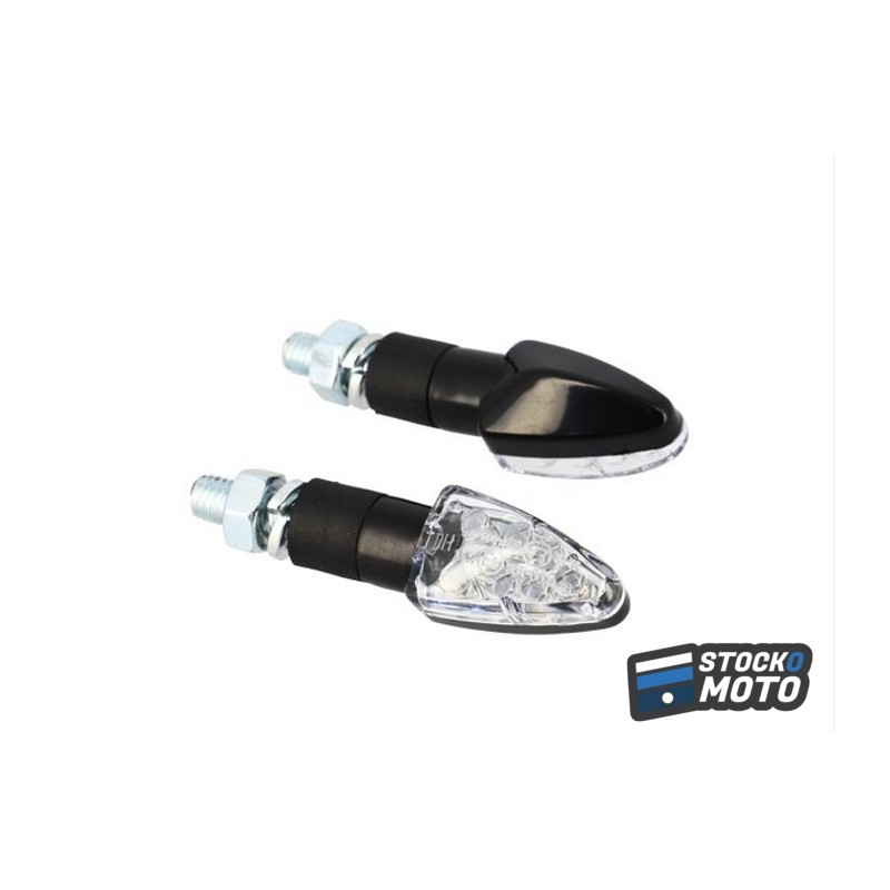 CLIGNOTANT BLACKWAY SKARO LED NOIR (PR) - HOMOLOGUE CE