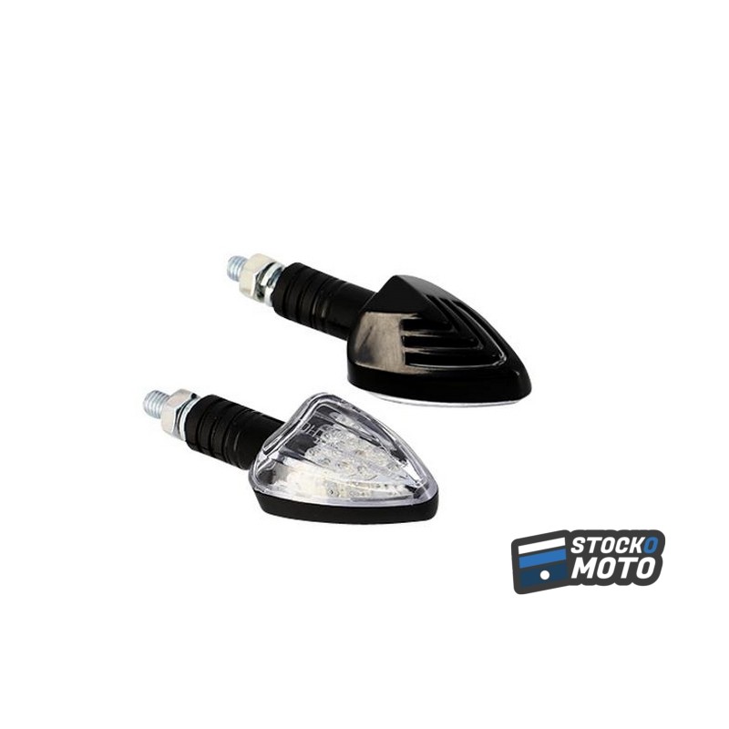 CLIGNOTANT BLACKWAY PANTORA LED NOIR (PR) - HOMOLOGUE CE