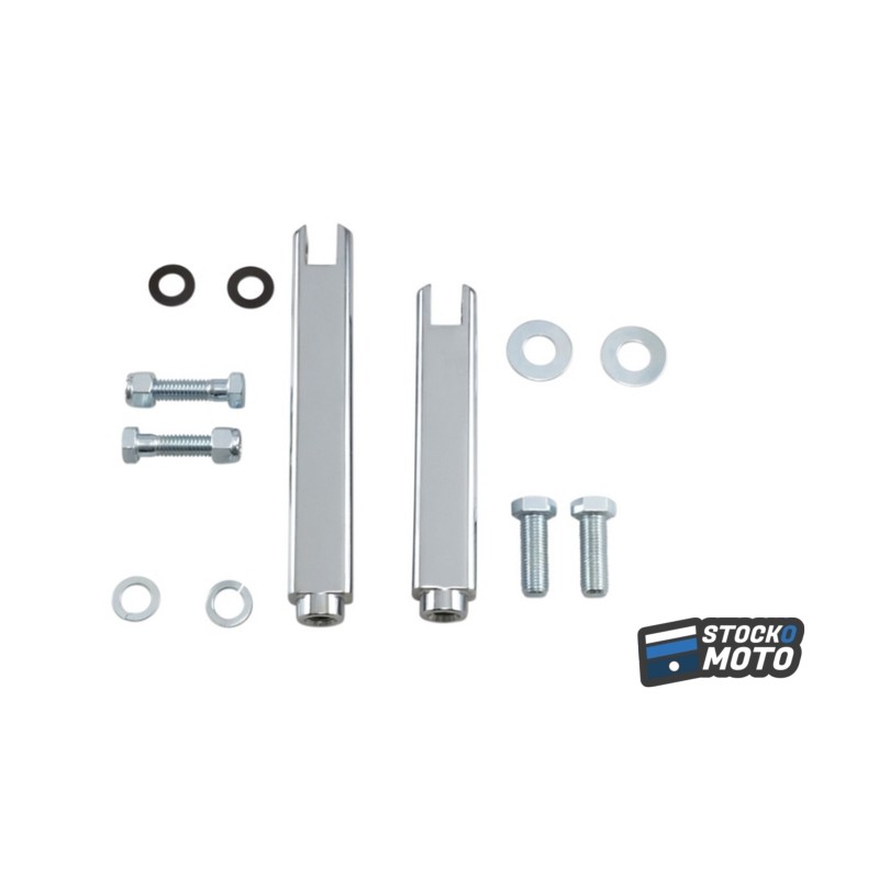 Kit de montage de repose-pieds autoroute - Harley-Davidson Sportster XL de 1984 à 2003 - Chrome