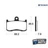 Plaquettes de frein TECNIUM Performance métal fritté - MF282
