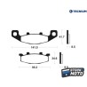 Plaquettes de frein TECNIUM Performance métal fritté - MF97