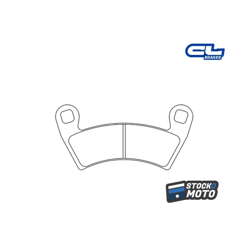 Plaquettes de frein CL BRAKES Quad métal fritté - 1229ATV1