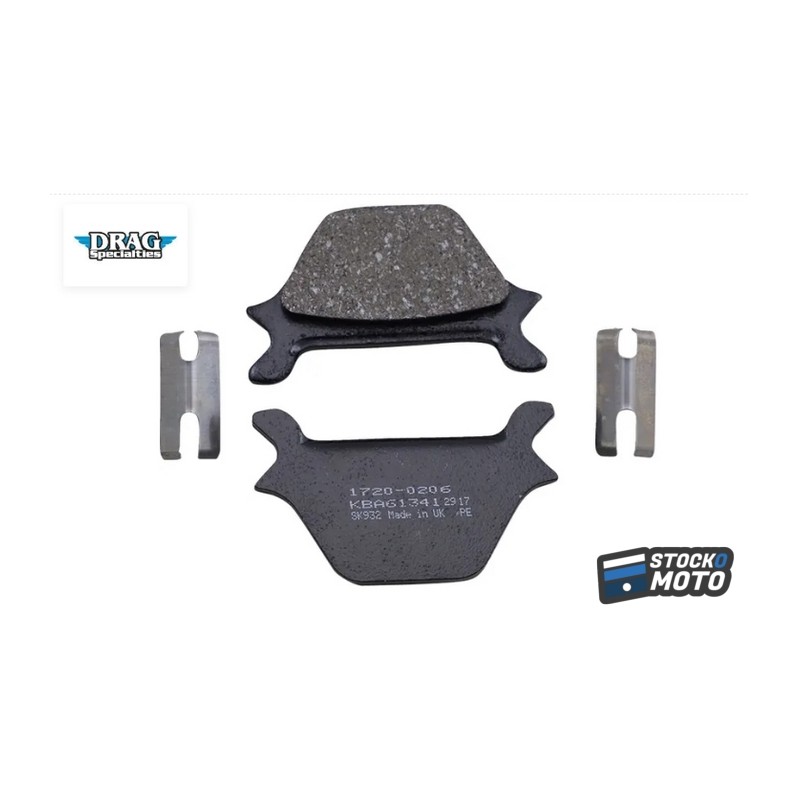 Plaquettes de frein organiques pour Harley/Buell