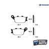 Plaquettes de frein TECNIUM Performance métal fritté - MR157