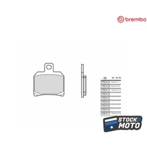 Plaquettes de frein BREMBO...