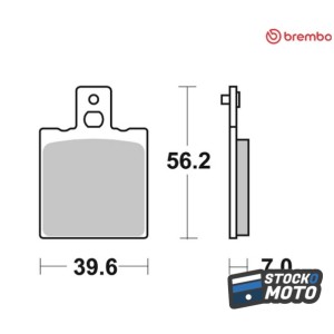 Plaquettes de frein BREMBO...