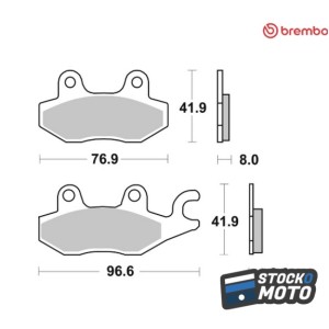 Plaquettes de frein BREMBO...