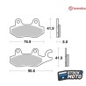 Plaquettes de frein BREMBO route métal fritté - 07YA22SA