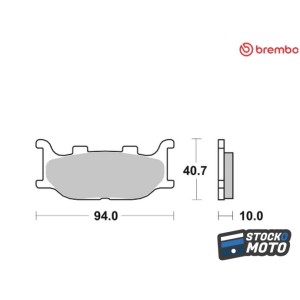 Plaquettes de frein BREMBO...