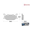 Plaquettes de frein BREMBO route métal fritté - 07YA34SA