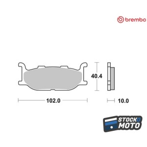 Plaquettes de frein BREMBO...