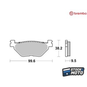 Plaquettes de frein BREMBO...