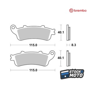 Plaquettes de frein BREMBO...