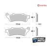 Plaquettes de frein BREMBO route métal fritté - 07HO42LA