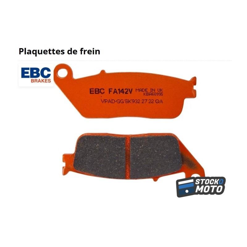 Plaquettes de frein HONDA CBR 650 F 2014