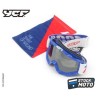 Masque de protection motocross ACCURI 100% avec etui Bleu