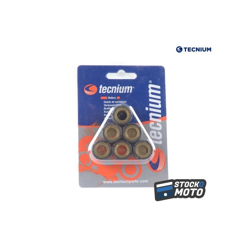 Jeu de galets TECNIUM 15x12mm 6gr - 6 pièces