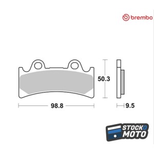 Plaquettes de frein BREMBO...